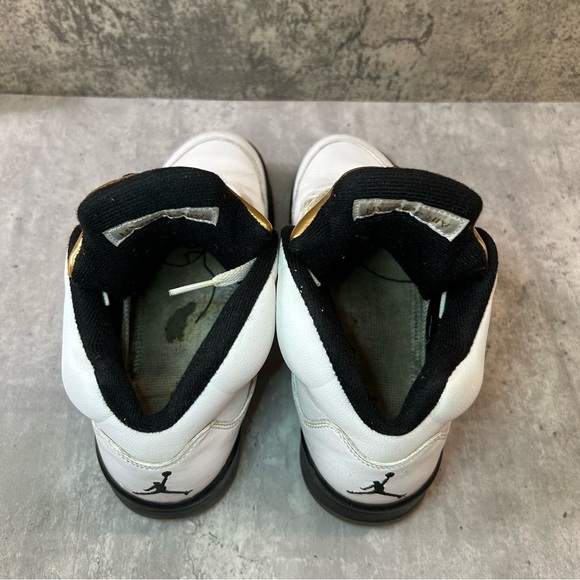 Nike Air Jordan 5 Retro 'Olympic Gold Medal' Sneakers Mens sz 8 - Picture 6 of 7